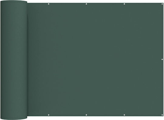 vidaXL Divider De Verandă De Umbrire Verde Cu Strat PU 2x4x4m 160gr/m²