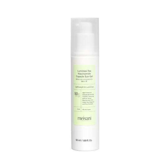 Miin Luminosi-Tea Niacinamide Capsule Sun Gel cu Protecție Solară SPF50+ 50ml