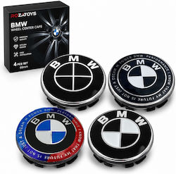 Roza Σετ Τάπες Ζαντών Bmw 68mm 4τμχ Premium Wheel Center Caps Roza Σετ Τάπες Ζαντών Bmw 68mm 4τμχ Premium Wheel Center Caps