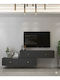 Gray TV Stand L120xD30xH30cm