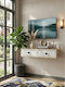 White TV Stand L120xD30xH26cm
