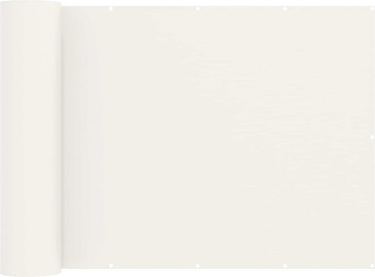vidaXL White Shade Divider with PU Coating 1.5x4m 160gr/m²
