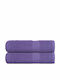 vidaXL Body Towel 70x140cm Purple 2 Pieces Weight 360gsm