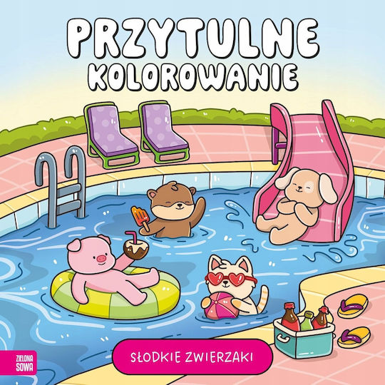 Zielona Sowa Gemütliches Malbuch Süße Tiere 84790