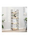 vidaXL Rectangular Bookcase Shelf Made of Solid Wood in Brown Colour 40x20x4cm 2 Pieces