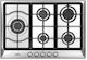Mondin Gas Cooktop Autonomous 75x51cm Gray
