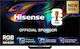 Hisense Smart Τηλεόραση 55" 4K UHD Mini LED UR8S HDR (2026) 55UR8S