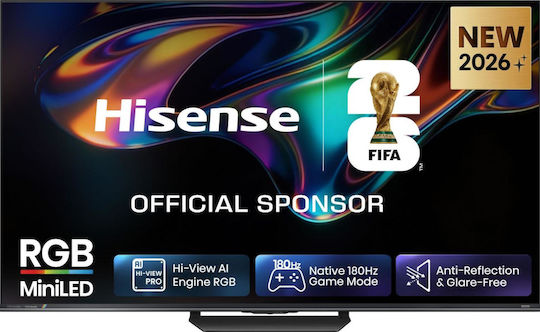 Hisense Smart TV 65" 4K UHD Mini LED UR8S HDR (2026) 65UR8S