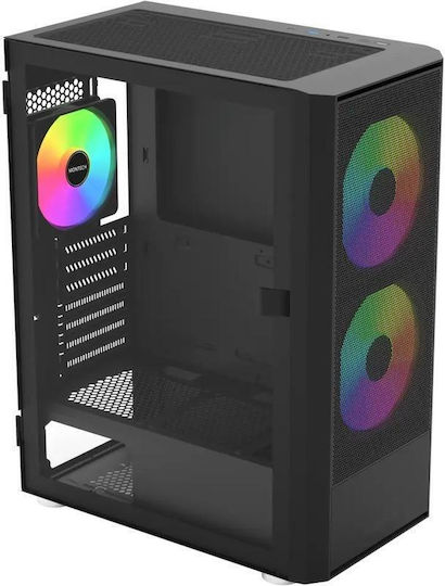 Montech X2 Plus Gaming Midi Tower Computer Case with ARGB Lighting Black