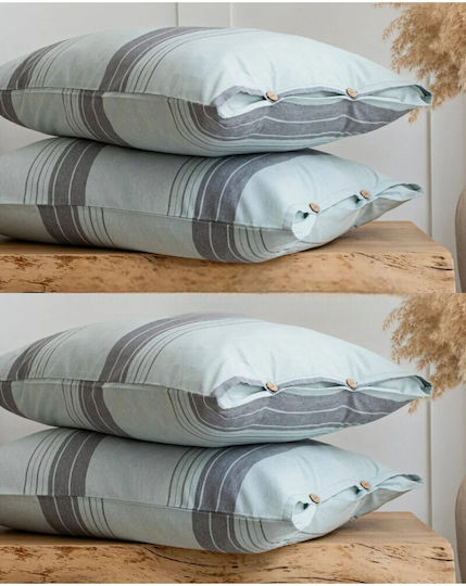SteweHome Stewehome Pillowcases Set 4 Pieces Pillowcases 50x70 Cm Ste-021011-v42091 50x70cm