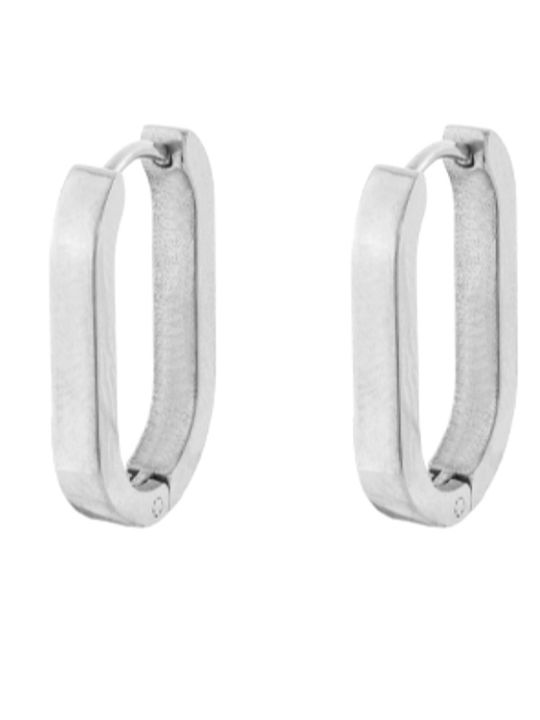 Loisir Earrings with Clip Made of Steel