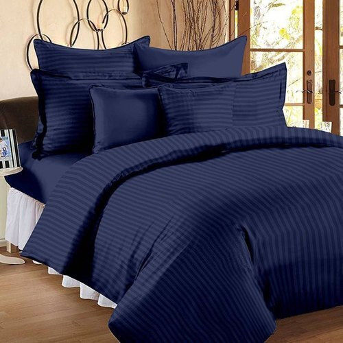 MayHome Set Paturi & Cuverturi Pat Single Bumbac Albastru 160x240cm