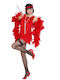 Adult Carnival Costume Lux Charleston Red