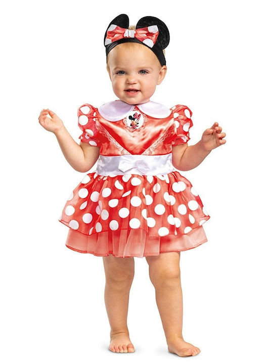 Αποκριάτικη Στολή Red Minnie Classic Disney