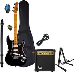 Jet Js-300 Bk Stratocaster Електрическа Китара ...