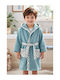 SteweHome Kids Bathrobe Green Hooded