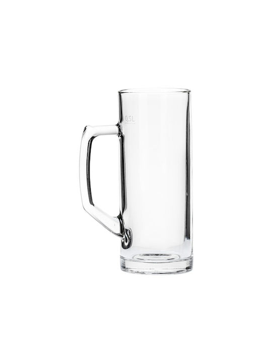 Borgonovo Glass Beer Glass in Green Colour 630ml