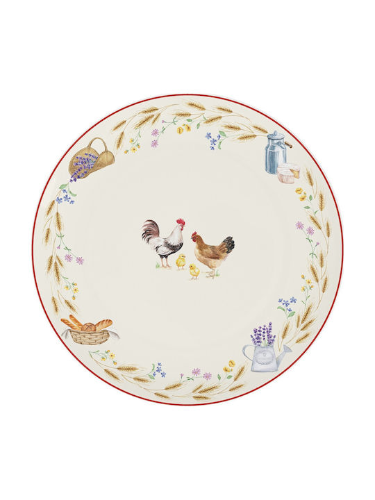 Easylife Πιάτο Ρηχό από Πορσελάνη 27cm