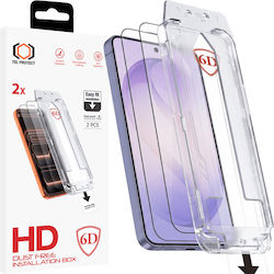 Tel Protect Full Face Стъклен Протектор 2 Бройки Черен Galaxy S26 Ultra