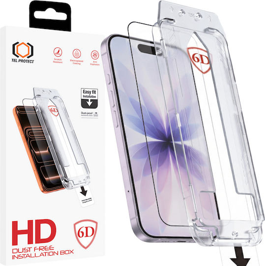 Tel Protect 2.5D Full Glue Matte Full Face Tempered Glass (iPhone 17 / 17 Pro / 16 Pro)