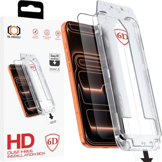 Tel Protect 2.5D Full Glue Matte Full Face Tempered Glass (iPhone 17 / 17 Pro / 16 Pro)