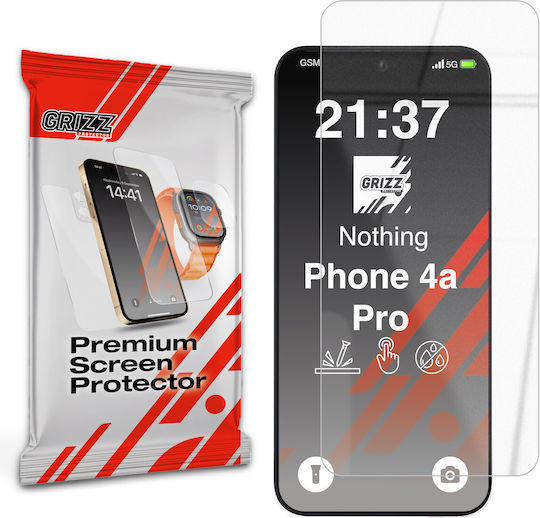 GrizzGlass Tempered Glass (Nothing Phone (4a) Pro)