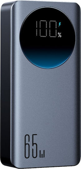 Joyroom JR-PBF05 Pro Power Bank 30000mAh 65W with USB-A Port and 2 USB-C Ports Power Delivery / Quick Charge 3.0 Black