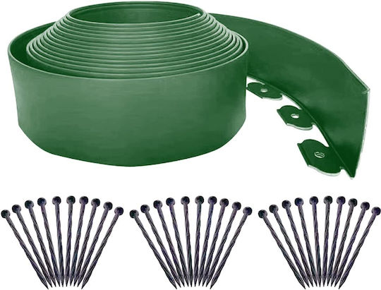 Gartenzaunbedarf Blumenbeet aus Kunststoff 10cm Grünes