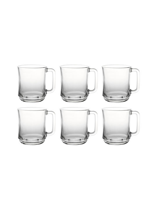Duralex Lys Glass Transparent Mug 310ml 6 Pieces