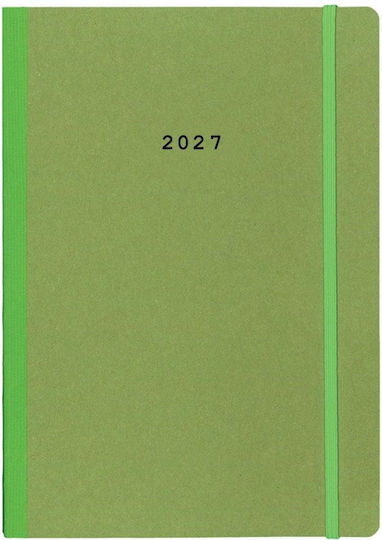 Next Дневна Програма Natural 2027 Зелена 17x25см с Персонализация