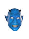 Karnevalsmasken Blauer Teufel Latex