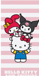 Prosop De Plajă Pentru Copii Microfiber 70x140cm Hello Kitty Roz 4917 Prosop De Plajă Pentru Copii Microfiber 70x140cm Hello Kitty Roz 4917