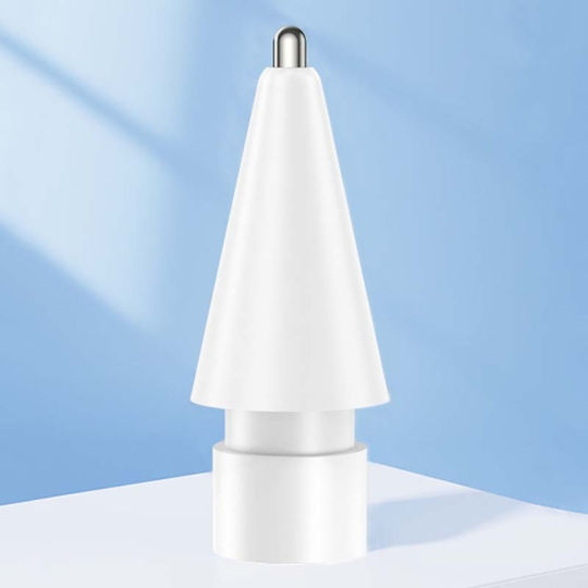 Ανταλλακτική Μύτη Apple Pencil Series Usb-c 1 2 Pro Style 4.0 White