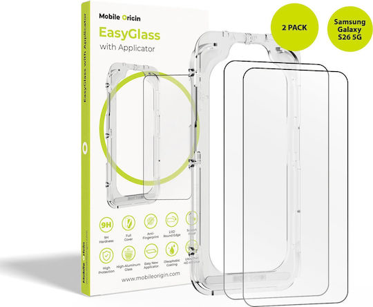 Mobile Origin 2.5D 0.33mm Tempered Glass 2τμχ (Galaxy S26Nothing Phone (3)) EGA-GS26-2pk