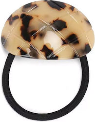 Casual Elastic Hair Pure Pearl Effect Beige