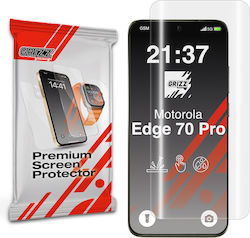 Grizzglass Hydrofilm Protective Film Compatible Motorola Edge 70 Pro Transparent
