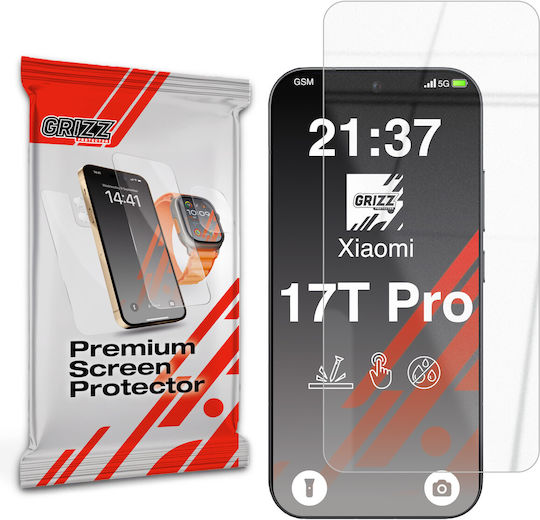 Grizzglass Hybridglass Hybrid Glass Screen Protector Compatible Xiaomi 17t Pro Transparent