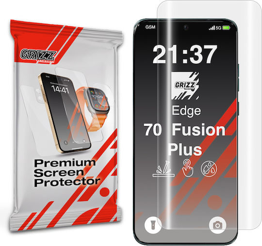 Grizzglass Hydrogel Displayschutzfolie Für Motorola Edge 70 Fusion Plus Transparent