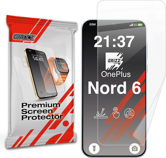 Grizzglass Film Ceramic Protector Compatibil Oneplus Nord 6 Transparent
