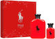 Set Ralph Lauren Polo Red Eau De Toilette Pentru Bărbați 125 Ml + Polo Red Eau De Toilette Pentru Bărbați 15 Ml Miniatură