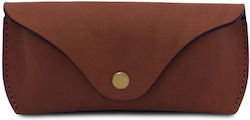 Leather Eyeglass Case Tl142571 Brown