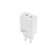 Maxlife Maxlife GaN Handyladegerät mit 2 USB-C Ausgangsanschlüsse 45W Stromlieferung Weiß