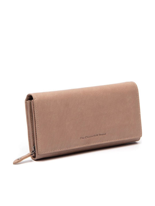 Large Leather Women's Wallet Brown