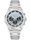 Slazenger Men's Battery Watch with Silver Metal Bracelet