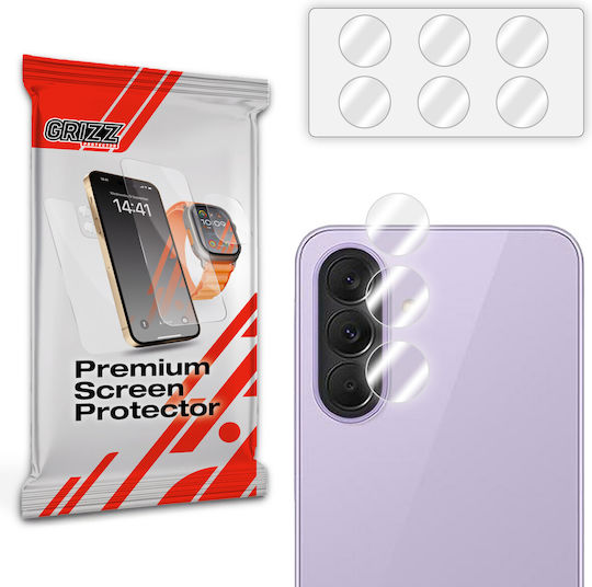 Set 2 Grizzglass Hybridglass Camera Lens Protectors Compatible Samsung Galaxy A37 Transparent
