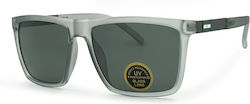 Optosquad Transparent Sunglasses With Horn-Rimmed Frame Optosquad Transparent Sunglasses With Horn-Rimmed Frame