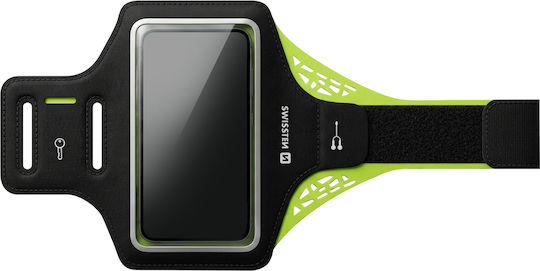 Swissten Sport Armband Touch Smartphone 7" Ip53 Adjustable Strap Black