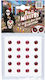 Karnevalsschminke Strasäcke Rote Rosa Set/40