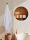 SteweHome Body Towel 100x150cm White 2 Pieces