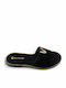 Damen Flache Sandalen Schwarz